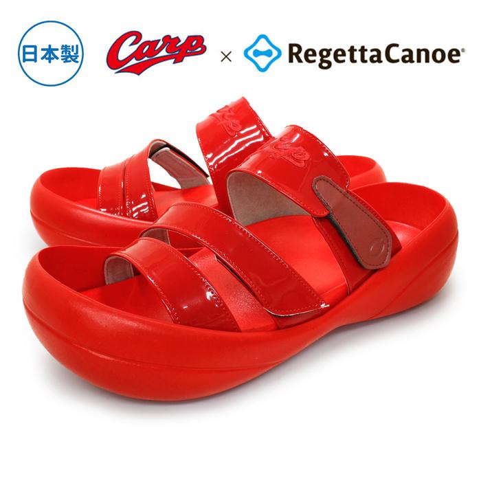 リゲッタ サンダル カープ 広島 東洋カープ メンズ リゲッタカヌー D-BCBF5137HC1-DS【送料無料】12球団 コラボ企画 数量限定 日本製 高級サンダル 厚底 疲れにくい 履きやすいサンダル ビッグフット カバーサンダル オリジナルシューズBOX入り agesugi_sfa リゲッタ サンダル カープ 広島 東洋カープ メンズ リゲッタカヌー 12