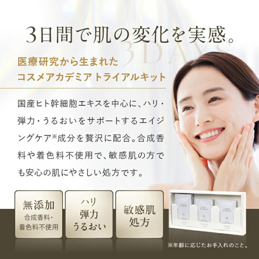 ヒト幹細胞培養液 トライアルセット スキンケア 3点 お試し 体験キット