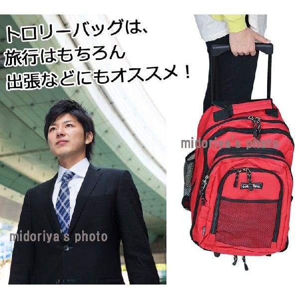キャリーバッグ リュック 手提げ 3WAY 大容量 着脱式デイパック付 マチ