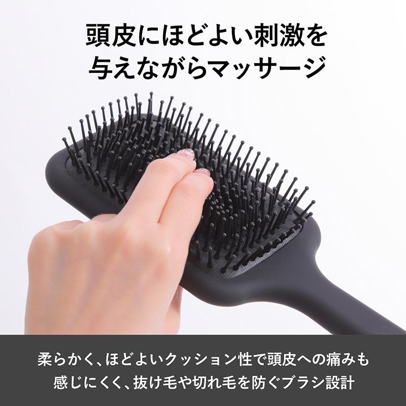 87saku ヘアブラシ 3本セット パドルブラシ デタングリングブラシ 速乾