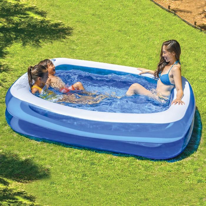 大型プール 0cm プール ビニールプール Jilong ファミリープール ジャイアントレクタングルプール 家庭用プール 水遊び 子供 キッズ プール 子供用 Jl Ig 5002 13 みどりや 通販 Yahoo ショッピング
