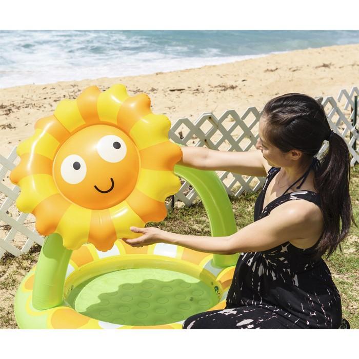 家庭用 プール サンシェードプール ベビープール 屋根付き 丸型 ビニールプール 子供用 JILONG サンフラワーキャノピープール JL-616089 ig-6089 送料無料 :ig-6089-14:みどりやGIFT 通販 プール ビニールプール 屋根付き 子供用 家庭用プール ベビープール 丸型 プール JILONG レインボーベビープール JL-662079 (ig-2079) ファミリープール 子供 男の子 女の子 夏 水遊び 夏休み 丸型