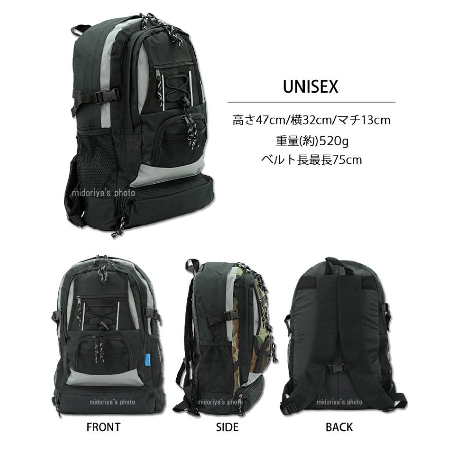 リュック メンズ レディース 大容量 リュックサック アウトドア 通勤