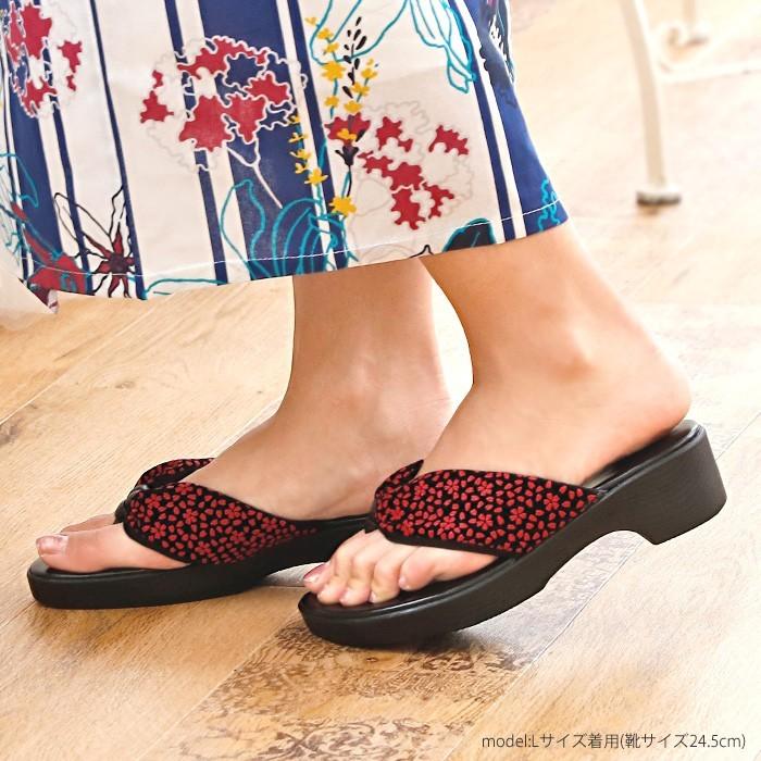 下駄 サンダル レディース 日本製 木目調 印伝 花柄 痛くない 草履 下駄 サンダル レディース 日本製 木目調 印伝 花柄 痛くない 草履