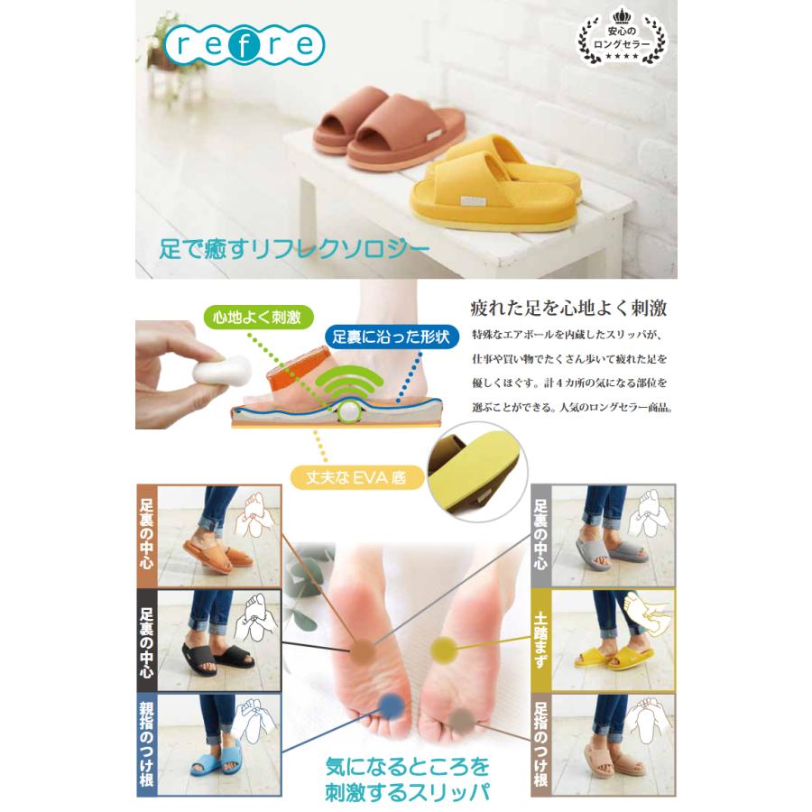 スリッパ エアボール入り 足つぼ つぼ押し 健康スリッパ 健康サンダル