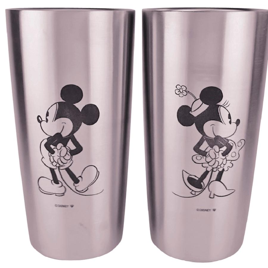 ディズニー ステンレス真空タンブラーセット ミッキー＆ミニー 440ml