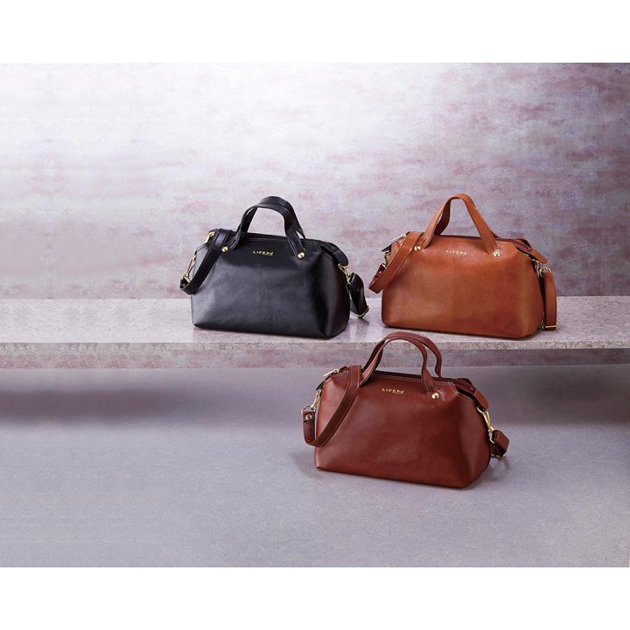 LIFE N ショルダーバッグ F-07S ブラウン B084-022 ラッピング