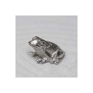 添配 錫製 すず ミニチュア 蛙 カエル かえる 置物 置き物 インテリア