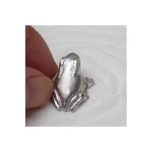 添配 錫製 すず ミニチュア 蛙 カエル かえる 置物 置き物 インテリア