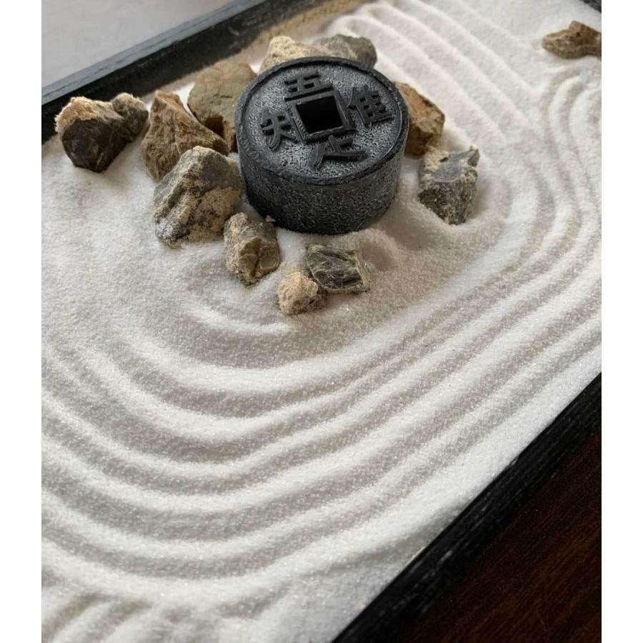 添配 ミニチュア 蹲 つくばい 吾唯知足 龍安寺 オブジェ 枯山水