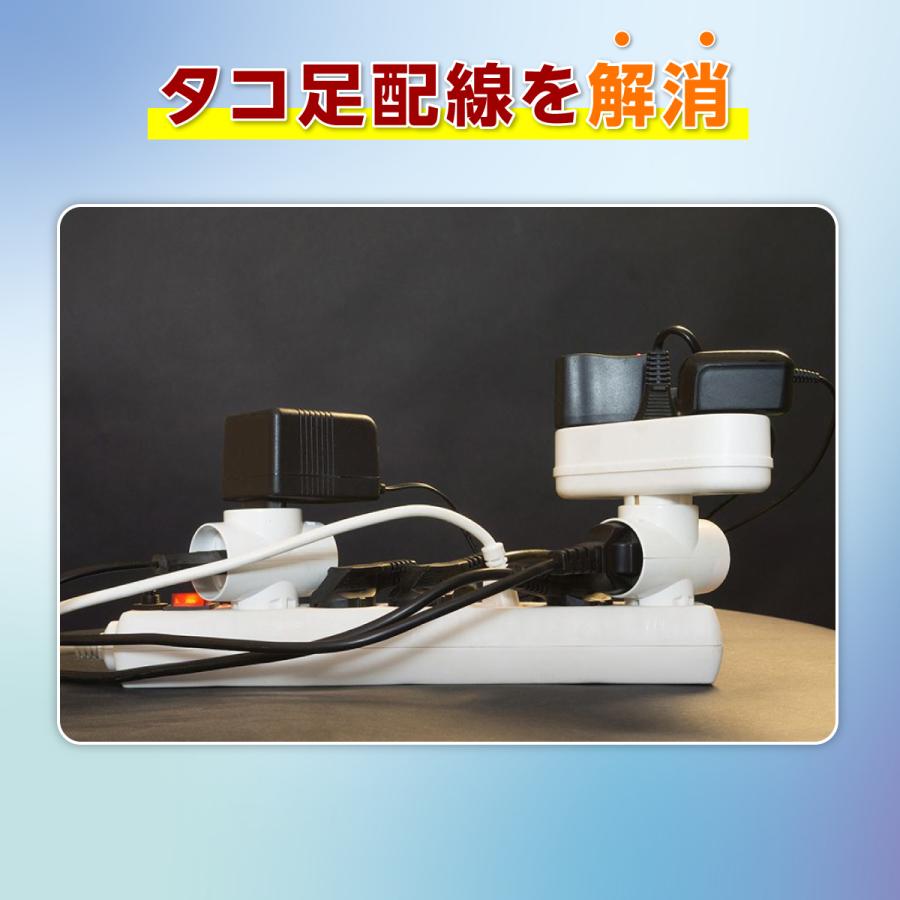 電源タップ ACアダプター 充電器 3ポート 延長コード USB 電源ボタン 1.5m 薄型 コンセント｜midumadou｜03