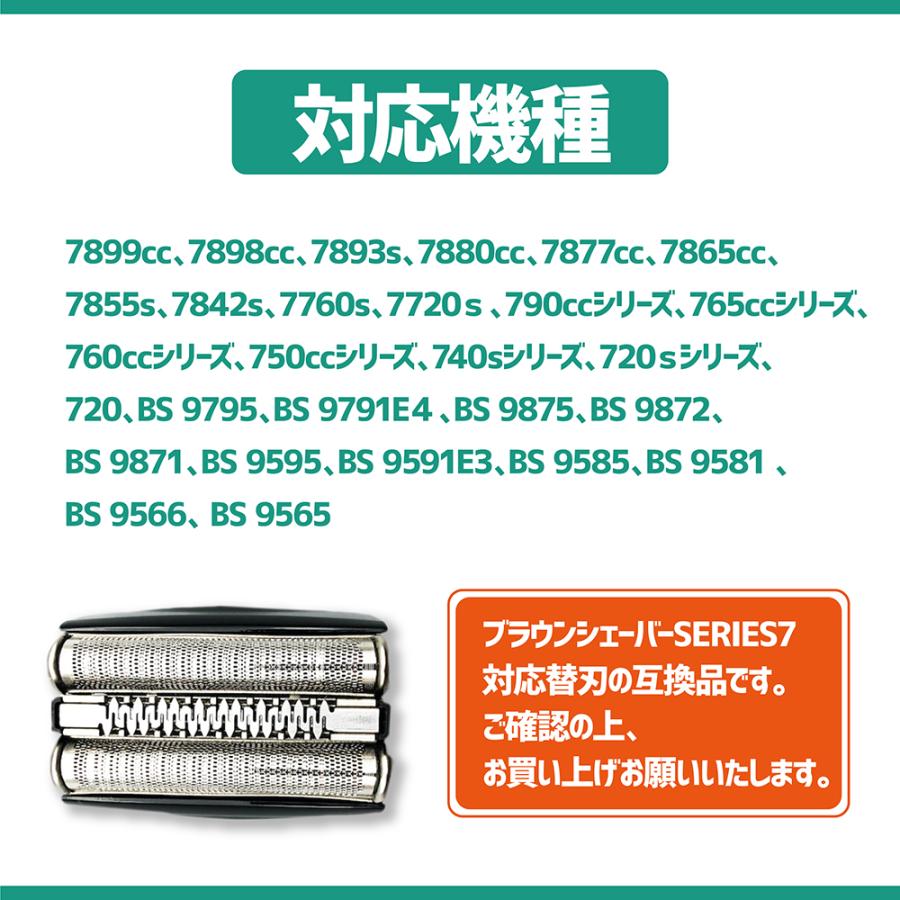BRAUN ブラウン シェーバー 替刃 シリーズ7 互換 ブラウン BRAUN ブラウン シェーバー 替刃 シリーズ7 互換 ブラウン