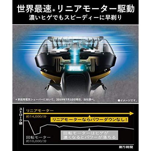 パナソニック ラムダッシュ メンズシェーバー 5枚刃 青 ES-LV7E-A