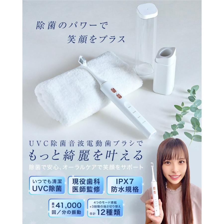 電動歯ブラシ 電動 歯ブラシ (歯科医師監修) UV除菌 電動ハブラシ 除菌