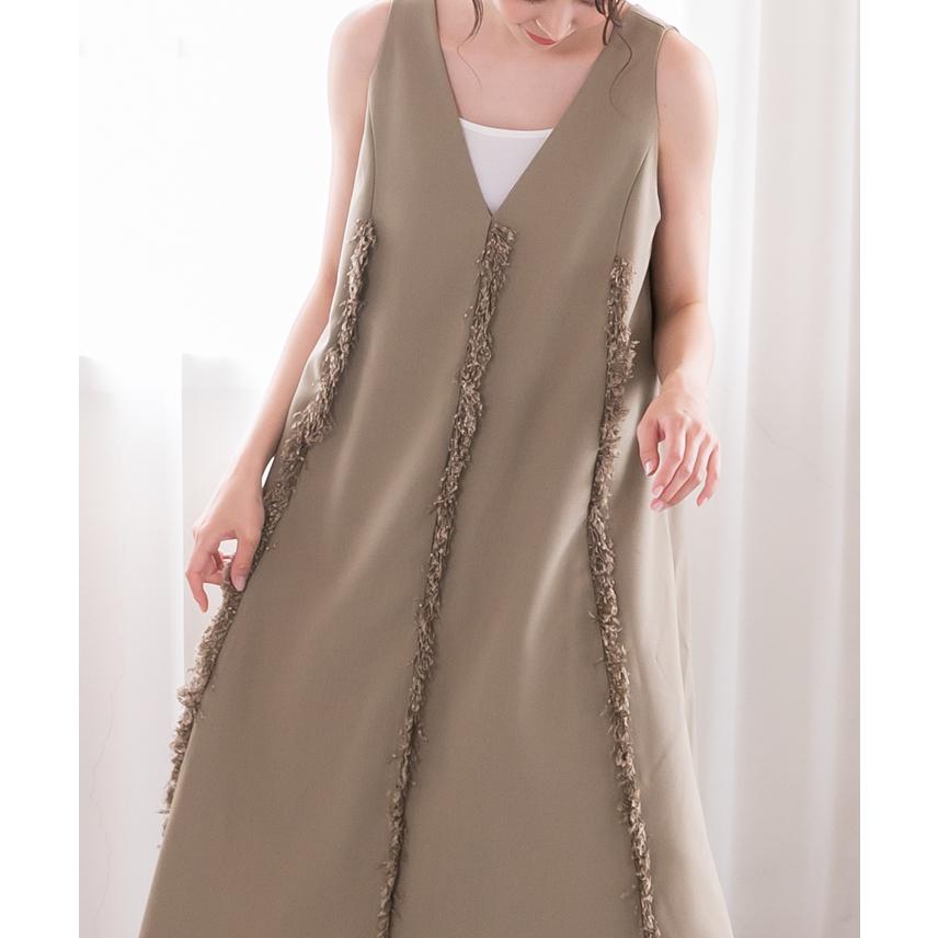 miele grande（ミエーレグランデ） ミエーレ グランデ フリンジ ロング