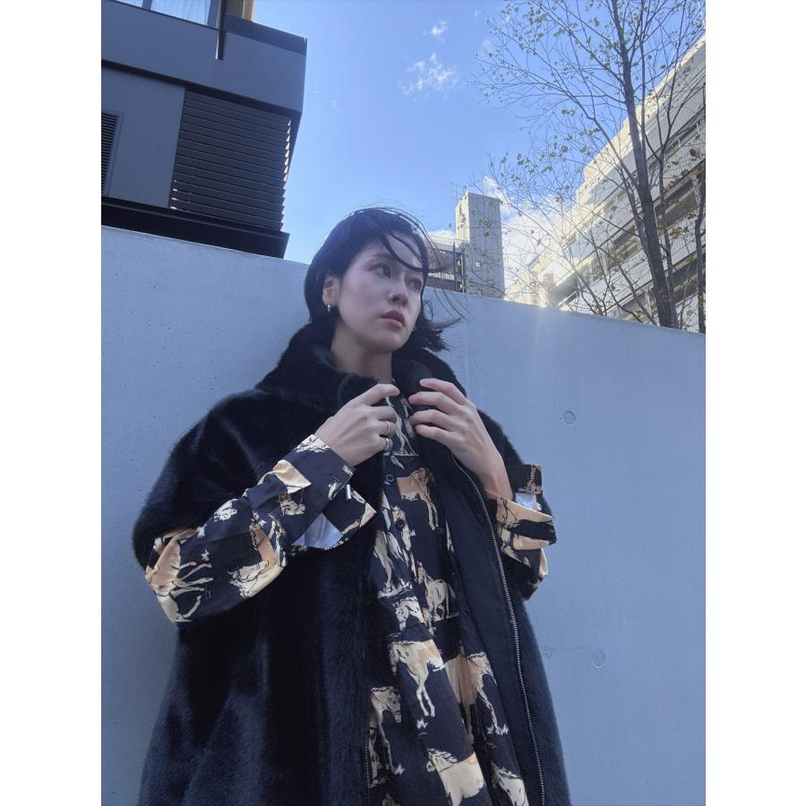 【極美品】パーリーゲイツ　24AW ストレッチタックジャガード線画馬柄ワンピース Nyストレッチドビースカート ＜ロゴアンカー柄＞ | PEARLY GATES