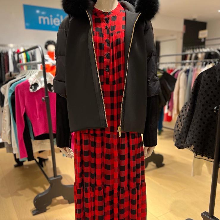 チェック柄 ティアード 長袖 ワンピース ロング レディース かわいい 大人 女性 おしゃれ カジュアル 代 30代 40代 50代 ファッション 春 秋 冬 2108 Miele Miele 通販 Yahoo ショッピング