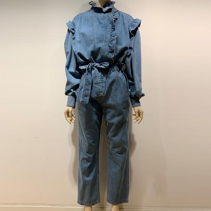 国産 フリル デニム ロンパース レディース 女性 おしゃれ きれいめ かわいい 代 30代 40代 50代 大人 ファッション Mg 2101 Miele Miele 通販 Yahoo ショッピング 即納 最大半額 Www Doctor Plan Com