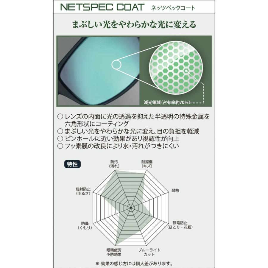 ネッツペックコート 眼精疲労予防 イトーレンズ 眼鏡レンズ 非球面 中
