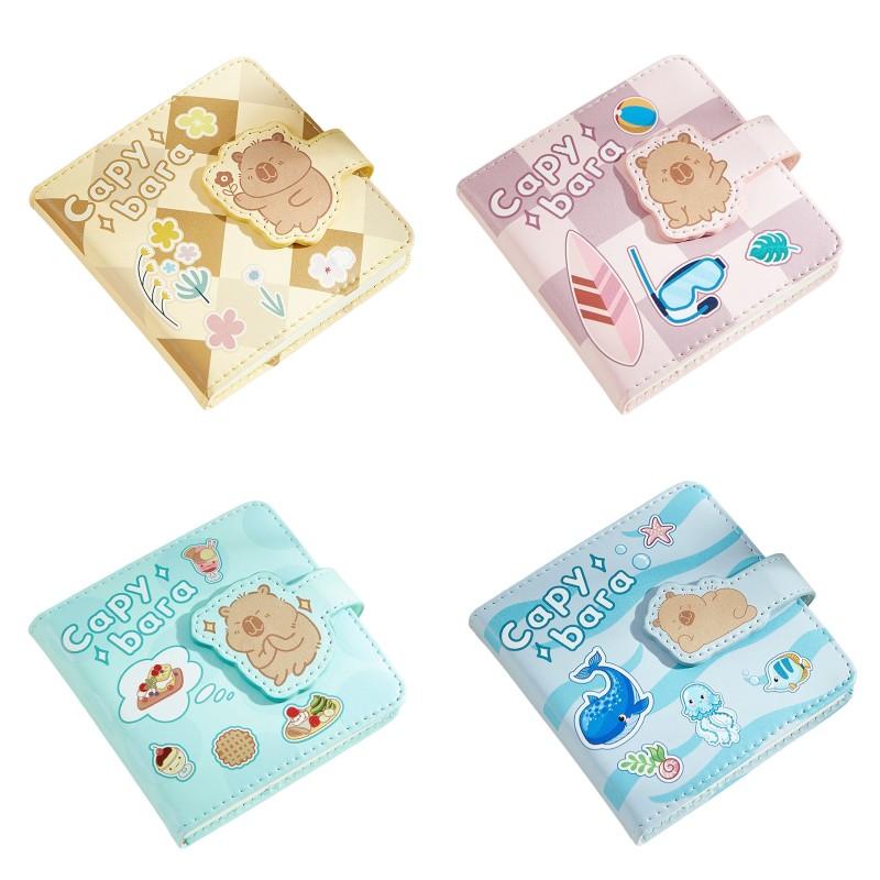 Mies' M-S0042 カピバラ 手帳ノート, 4種類デザイン, かわいいイラスト