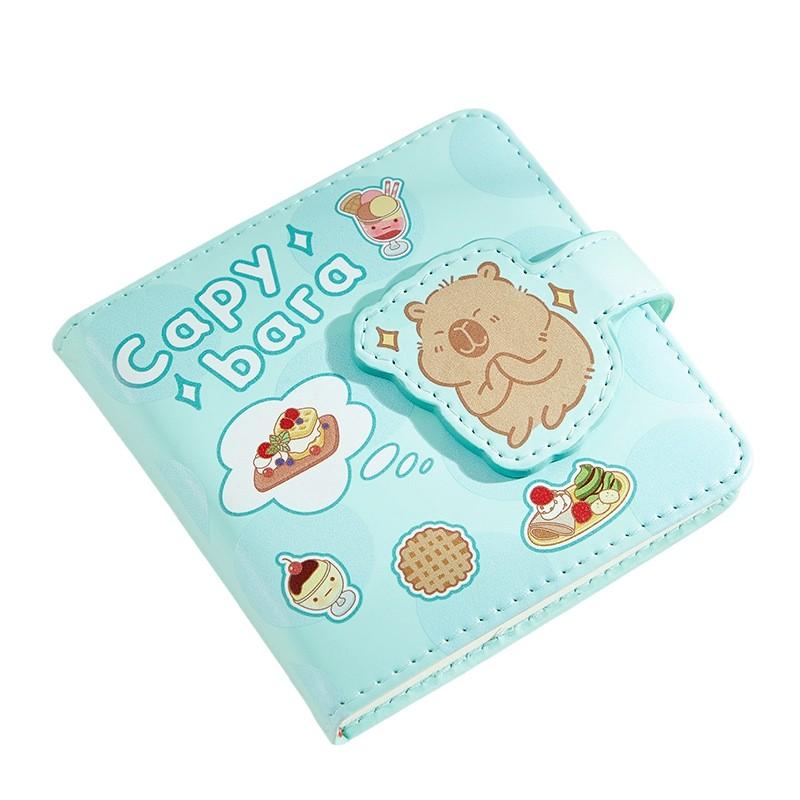 Mies' M-S0042 カピバラ 手帳ノート, 4種類デザイン, かわいいイラスト