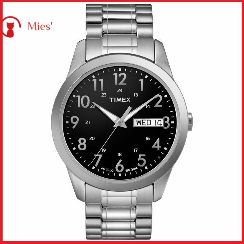 TIMEX（タイメックス） Timex T2M932, メンズシルバートーン拡張バンド