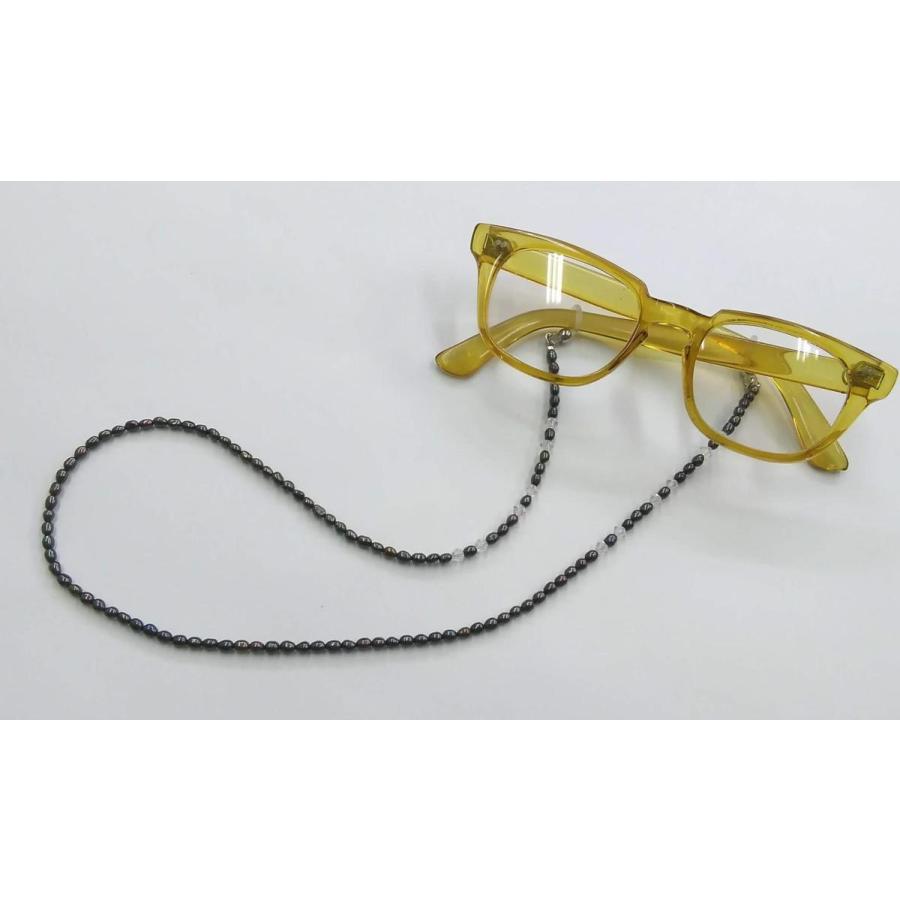 メガネチェーン 黒 グラスコード 淡水パール 男女兼用 おしゃれ スタイリッシュ 落ち着きがある こなれ感 メンズ マスクホルダー 父の日 母の日 Gc 1 三重相互パール Yahoo 店 通販 Yahoo ショッピング