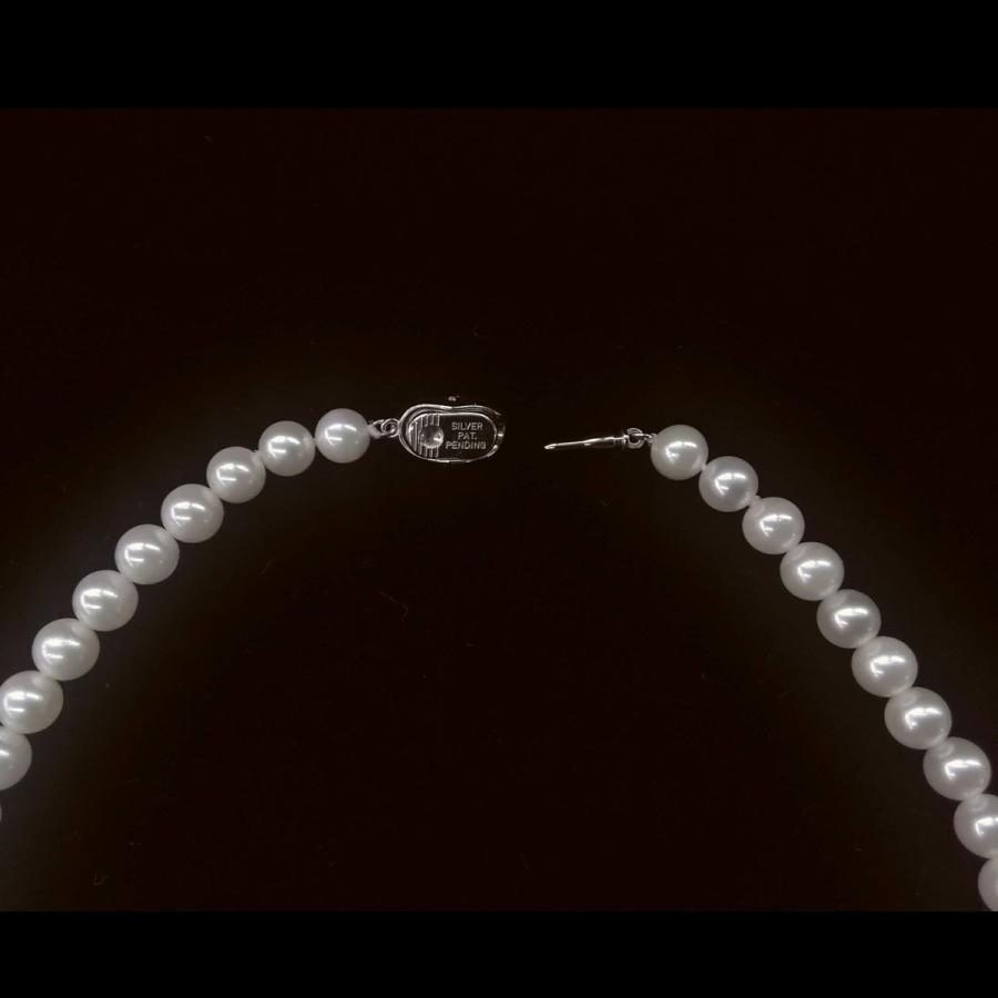 本真珠ネックレス 【7.5〜8mm】 冠婚葬祭 パール イヤリング