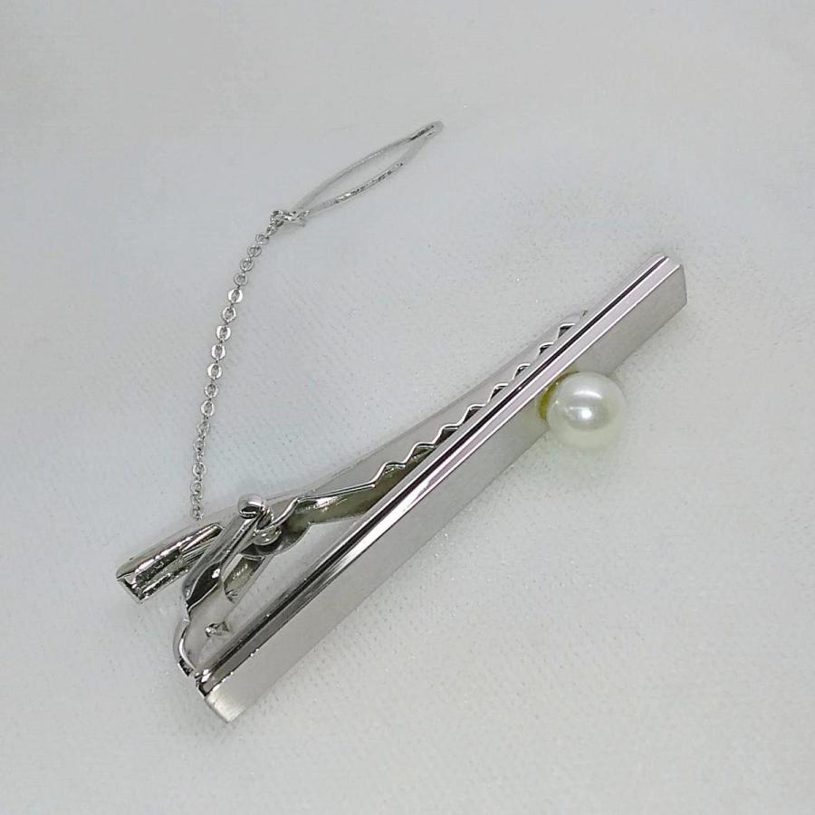 大粒真珠 ピン 楽天市場】パール タイタック 真珠 ネクタイピン オーロラ花珠