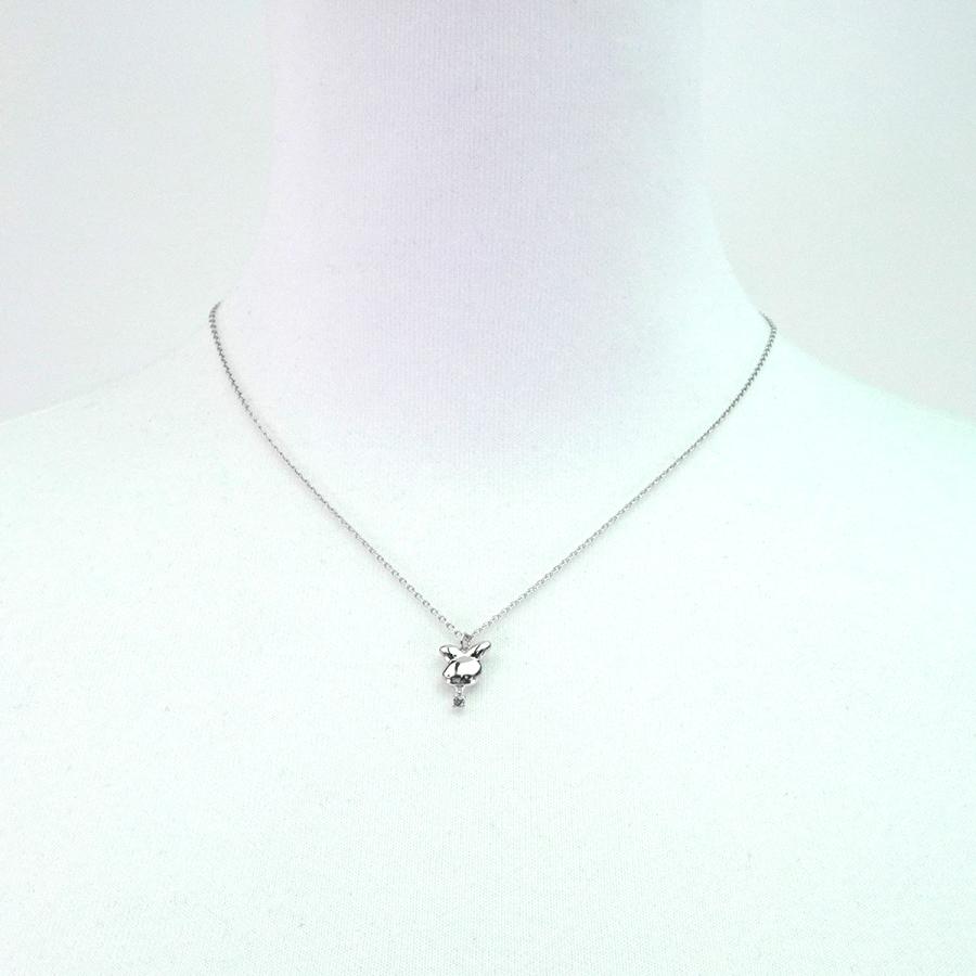 Miffy 70周年ナインチェ ペンダント K18WG・ダイヤモンド