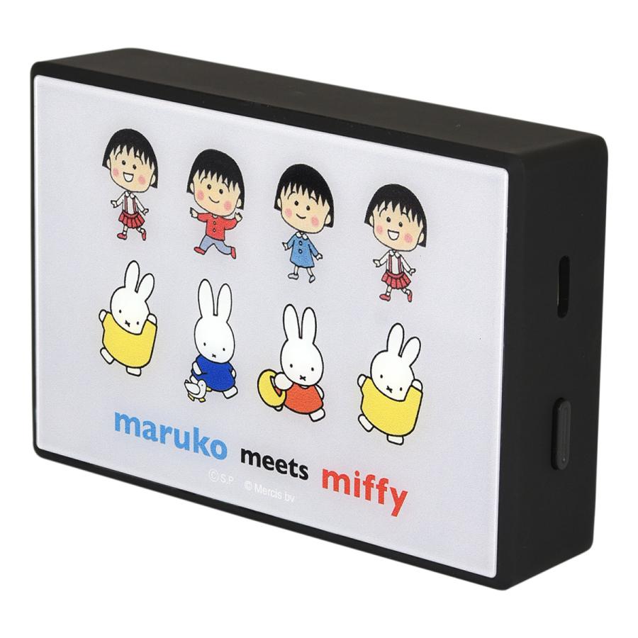 maruko meets miffy ガラスワイヤレススピーカー グレー PCスピーカー