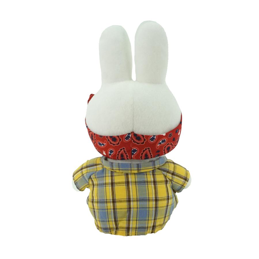 ミッフィースタイル限定 チェックシャツミッフィーぬいぐるみ