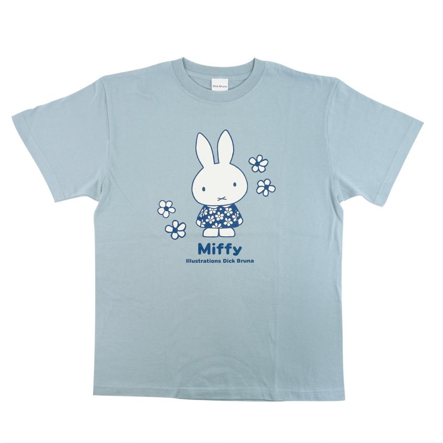 ミッフィースタイル限定　Tシャツ　あおはな　ブルー