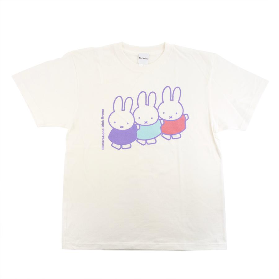 ミッフィースタイル限定　Tシャツ　つらつら　ホワイト