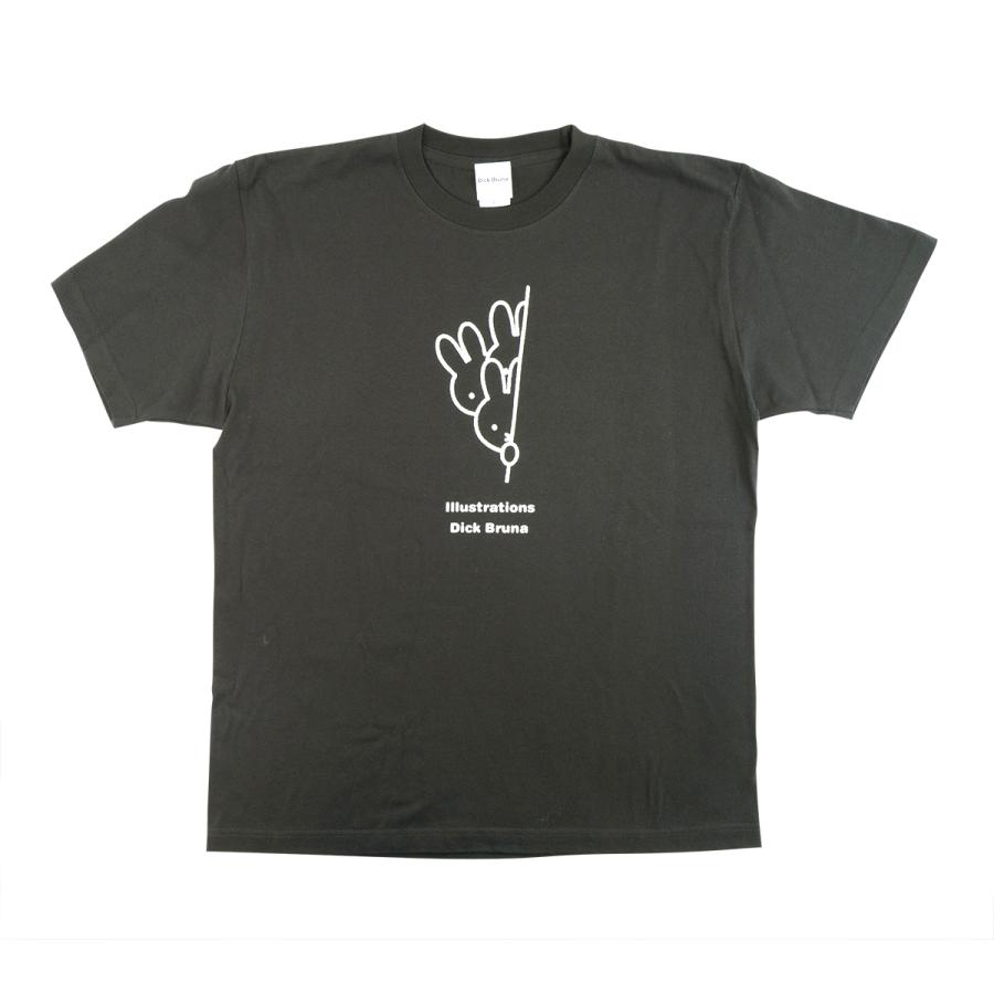 ミッフィースタイル限定　Tシャツ　のぞき　ブラック