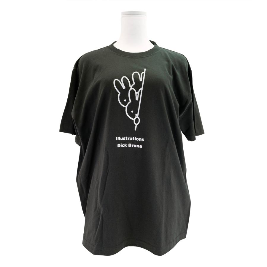 Miffy（ミッフィー） ミッフィースタイル限定 Tシャツ のぞき ブラック