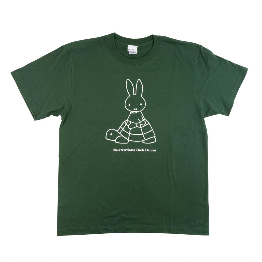 ミッフィースタイル限定　Tシャツ　かめ　グリーン