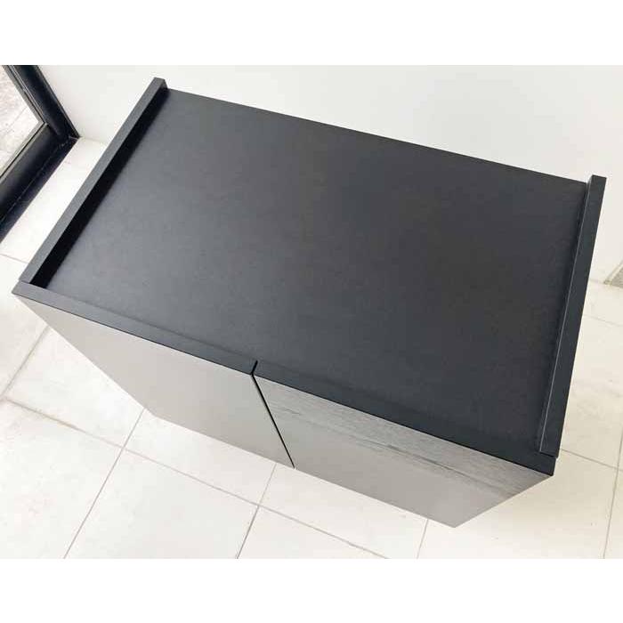 GART サイドボード 75 デルノ 幅75cm ブラック リビングボード GART サイドボード 75 デルノ 幅75cm ブラック リビングボード