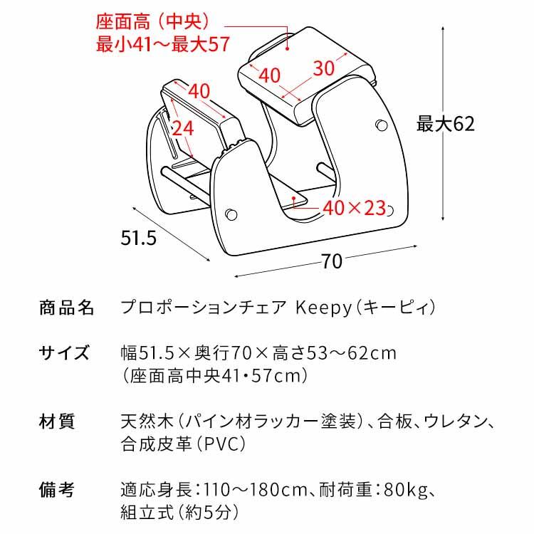 プロポーションチェア Keepy 子ども部屋 学習椅子 学習イス 学習チェア 姿勢改善 かわいい CH-910の画像