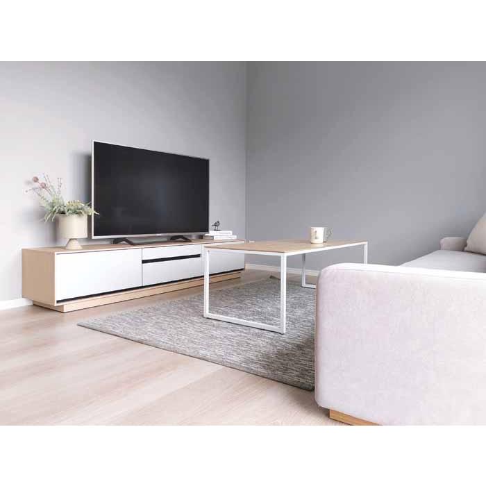 MKマエダ家具 開梱設置 テレビボード 幅210cm ナチュラルモダン MK
