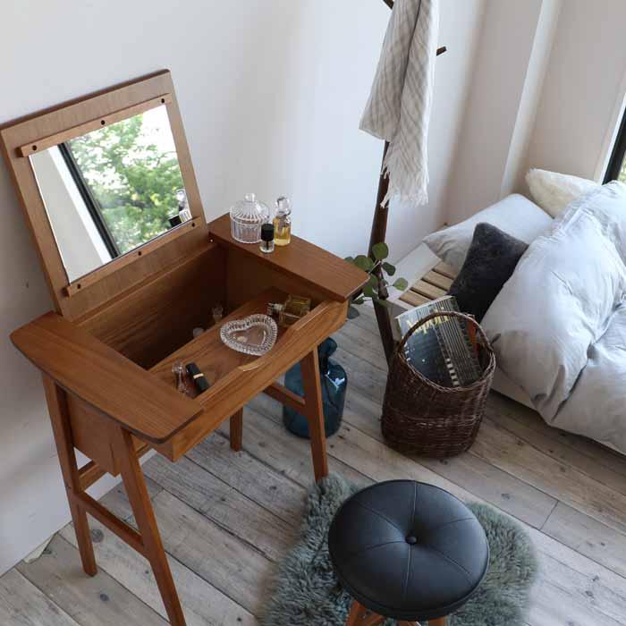 2WAYドレッサー ドレッサー デスク スツール付き M-3647