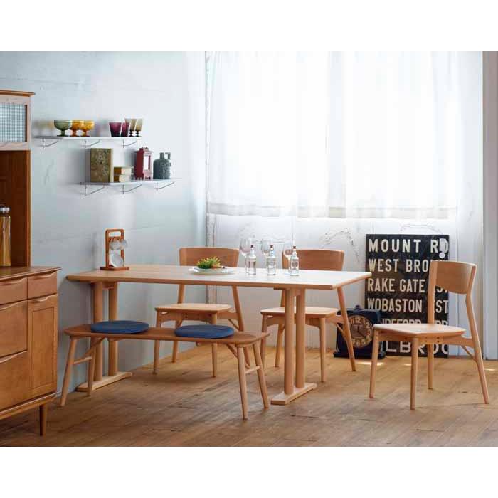 MIKIMOKU 組立設置サービス付 ダイニングテーブル 長方形 165×85cm