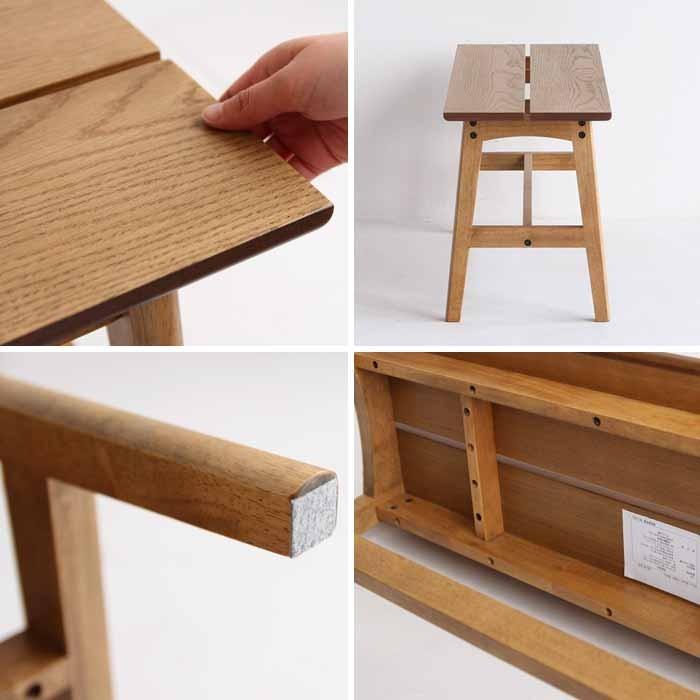 ICHIBA（市場） ベンチ ダイニングチェア 100cm 天然木 2人用 ラシック