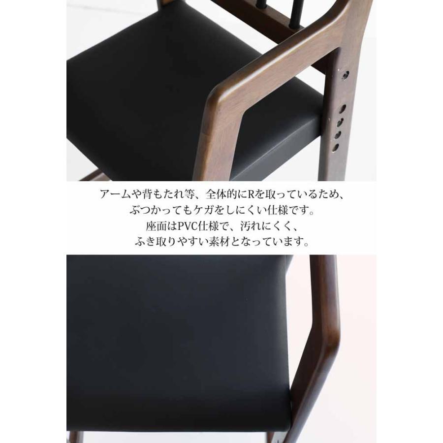 ICHIBA（市場） 子ども用ハイチェア キッズチェア ラシック ブラウン