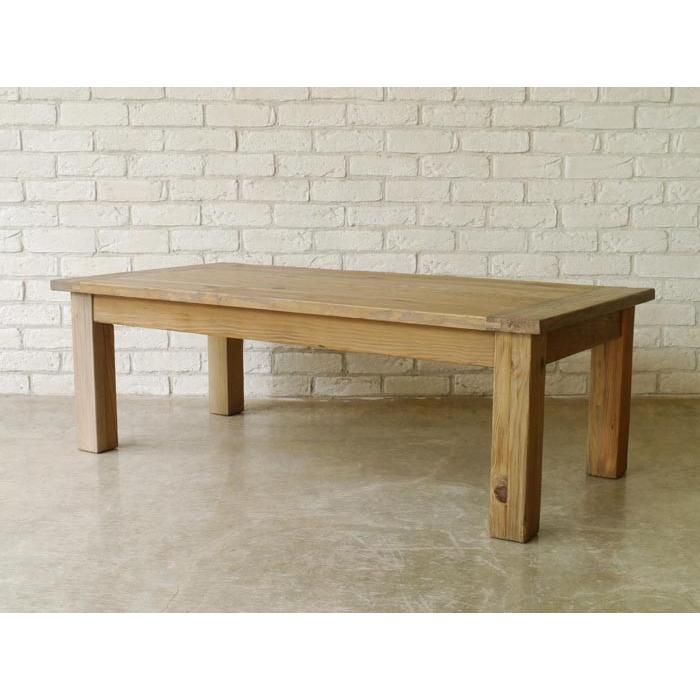 リビングテーブル　パイン材　ビンテージ　アンティーク リビングテーブル120 パイン古材 オールドパイン ヴィンテージ