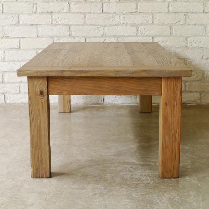 リビングテーブル　パイン材　ビンテージ　アンティーク リビングテーブル120 パイン古材 オールドパイン ヴィンテージ