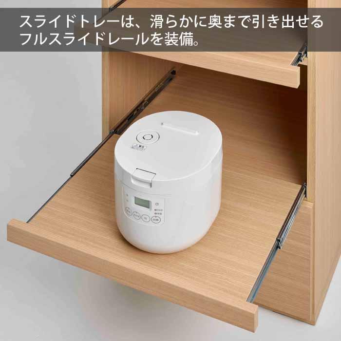 開梱設置 レンジカウンター 幅55cm 日本製 完成品 レンジ台 レンジラック キッチン収納 シンプル 小型 スマートキッチン SR-56C｜mifuji｜06