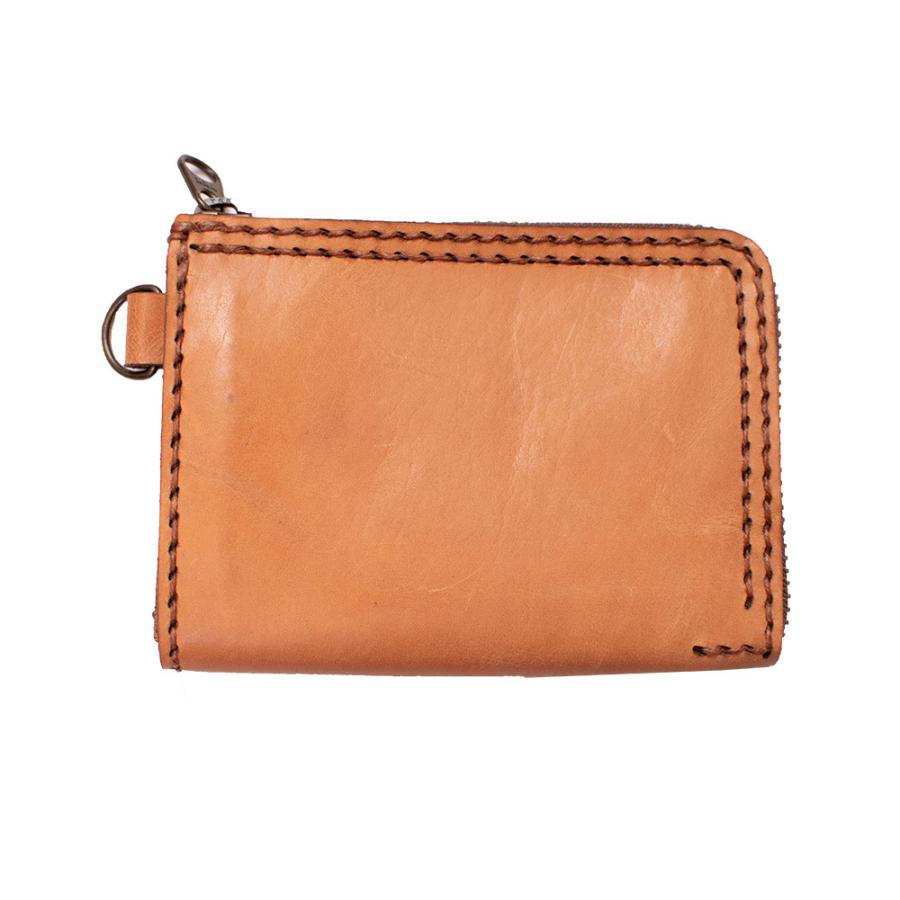 レザークラフト 革キット L型ファスナー財布 コインケース 革財布 革小銭入れ パスケース付き 牛本革 レザークラフトキット 二コル Coin N 009 Mifuku Kit 通販 Yahoo ショッピング