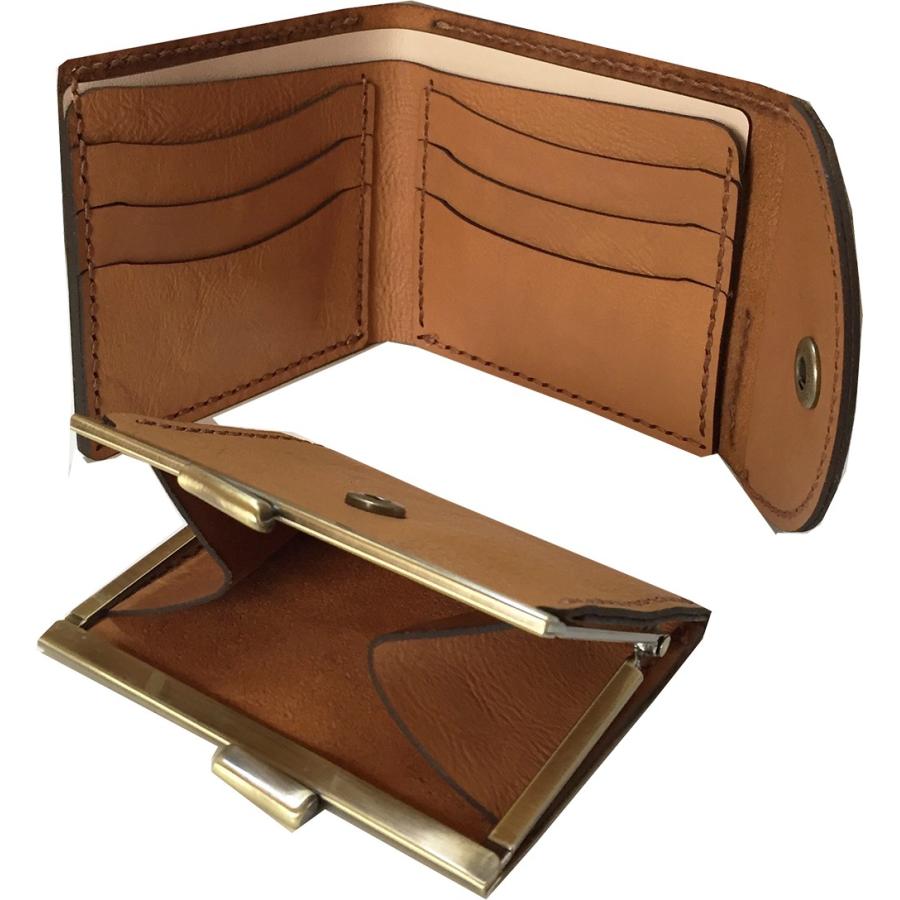 レザークラフトキット がま口財布 手作りキット 手縫い 二つ折り財布 面白い財布 牛本革 革細工 手芸 バーバラ Gam 2w 010 Mifuku Kit 通販 Yahoo ショッピング