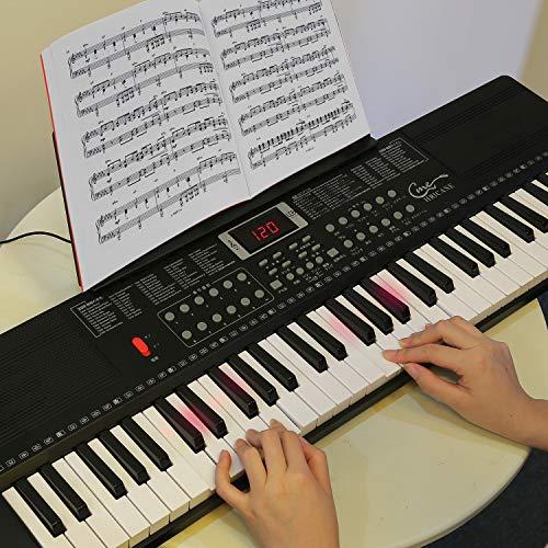キーボード ピアノ 電子ピアノ 61鍵盤 200種類音色 200種類リズム 60曲